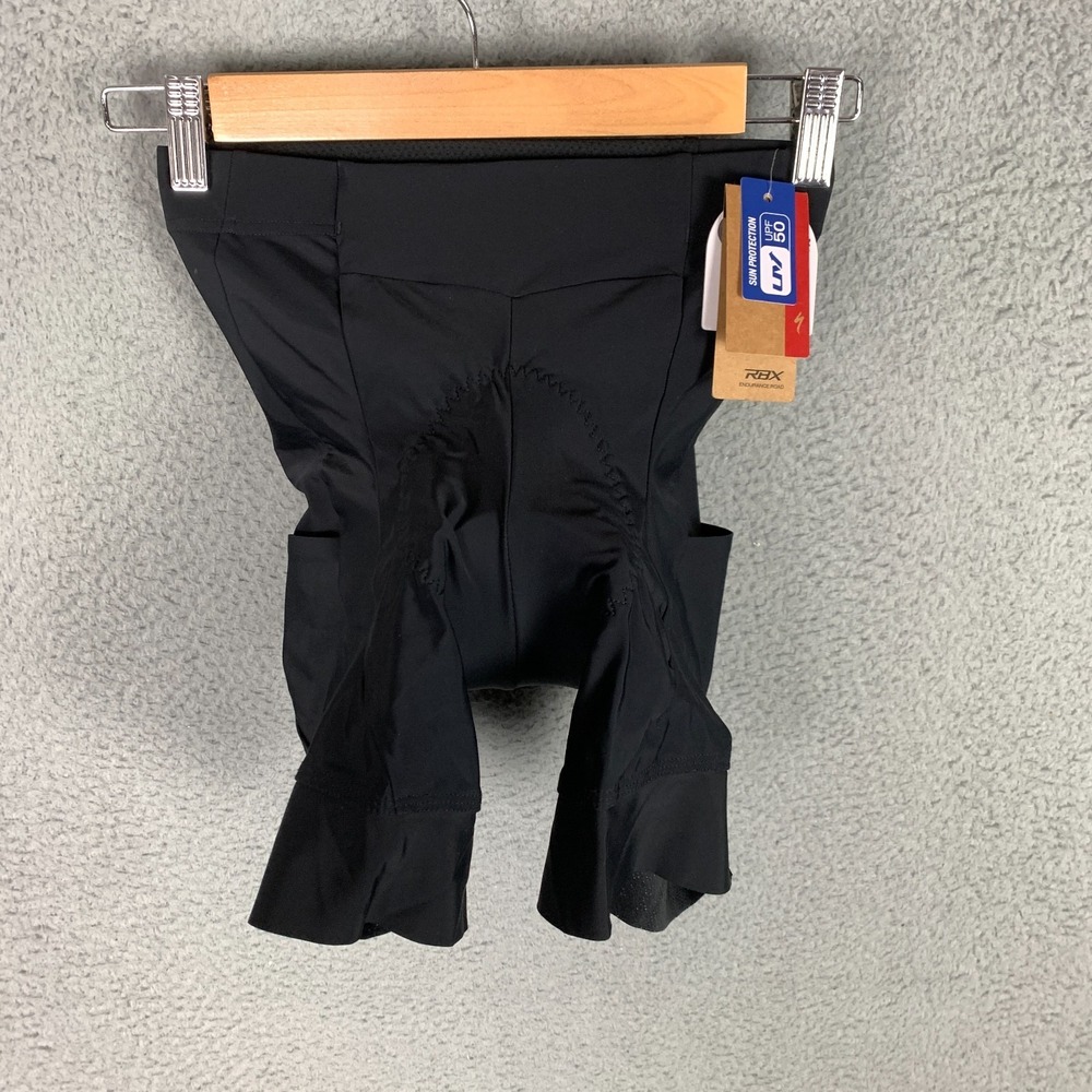 Specialized RBX Roubaix Shorty Shorts Women's XS Black W/ Swat Cycling NWT‎ $99
